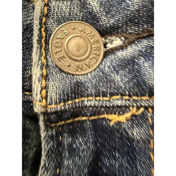 American Eagle Jeans Mens 29x32 Distressed Athletic Skinny AirFlex Temp Tech Den - Picture 10 of 16